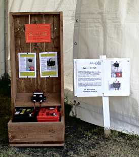 Rooster Booster 12-volt poultry lighting at the Royal Bath and West Show 2002